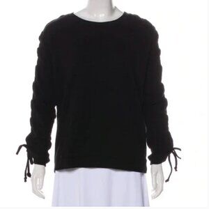 RtA Harper Lace Up Sweatshirt
